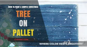 Easy DIY: Painting a Christmas Tree on a Pallet