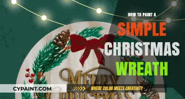 Easy DIY Christmas Wreath Painting: A Festive Step-by-Step Guide