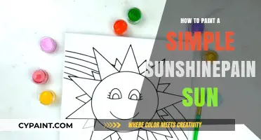 Easy Sunshine Painting: A Step-by-Step Guide to Creating a Bright Sun