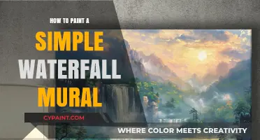 Create a Serene Waterfall Mural: Easy Painting Guide for Beginners