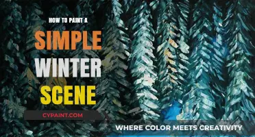 Mastering Winter Art: Easy Steps to Paint a Serene Snowy Scene