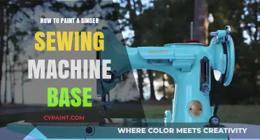 Revive Your Singer Sewing Machine Base: A Step-by-Step Painting Guide