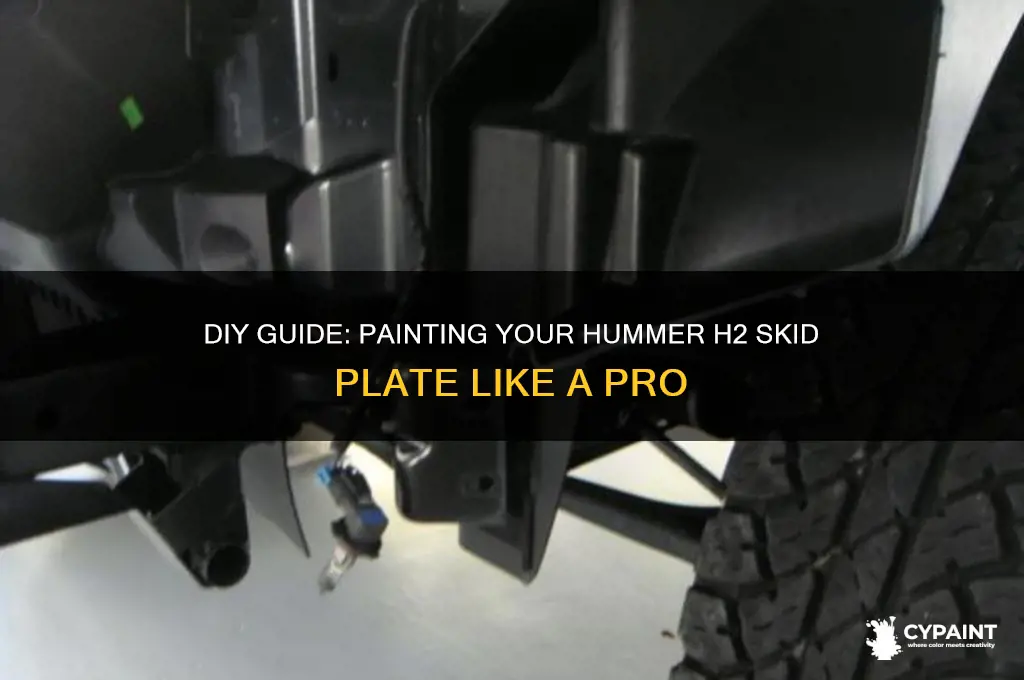 how to paint a skid plate hummer h2