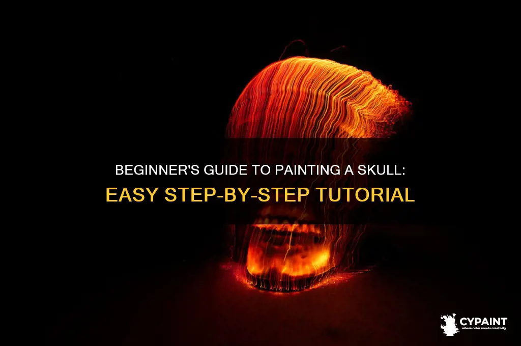 how to paint a skull for beginners