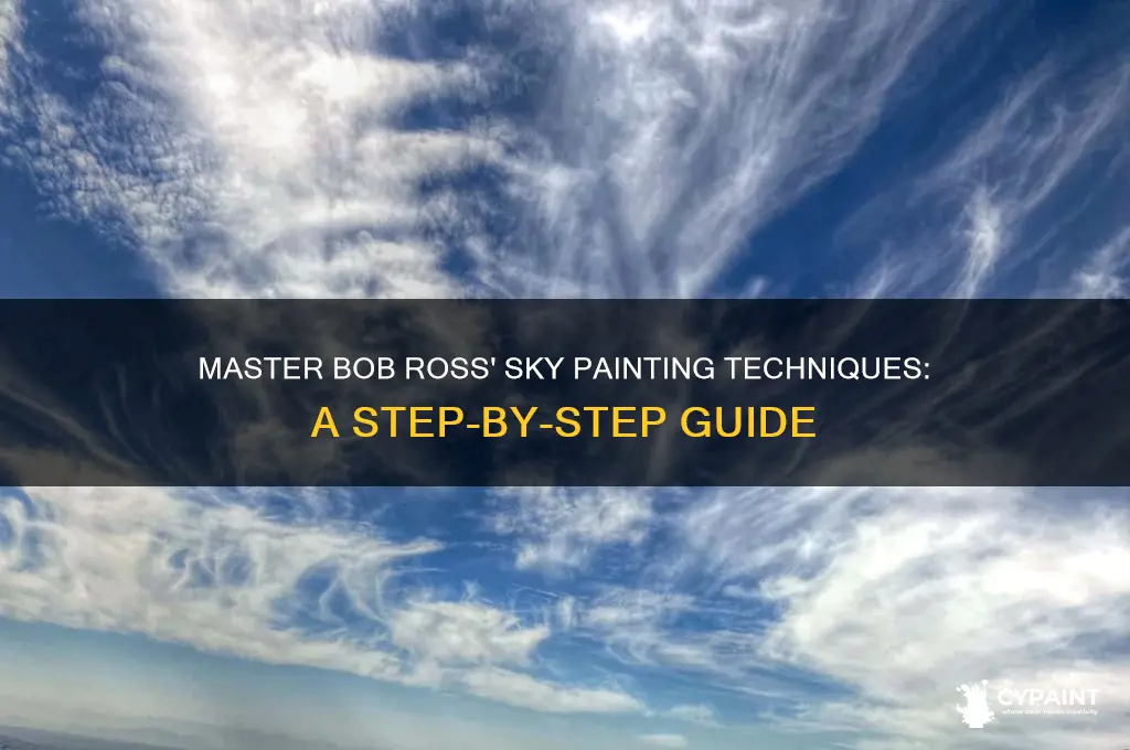 how to paint a sky bob ross