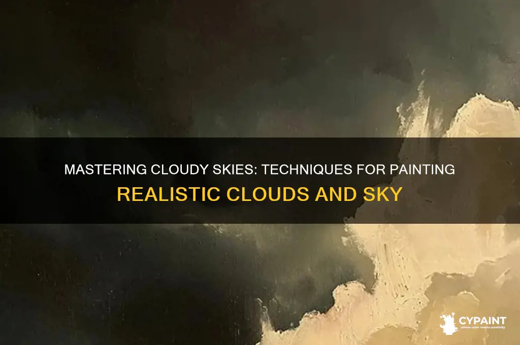 how to paint a sky with clouds