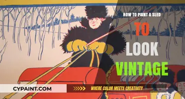 Revive Your Sled: Easy Vintage Painting Techniques for a Timeless Look