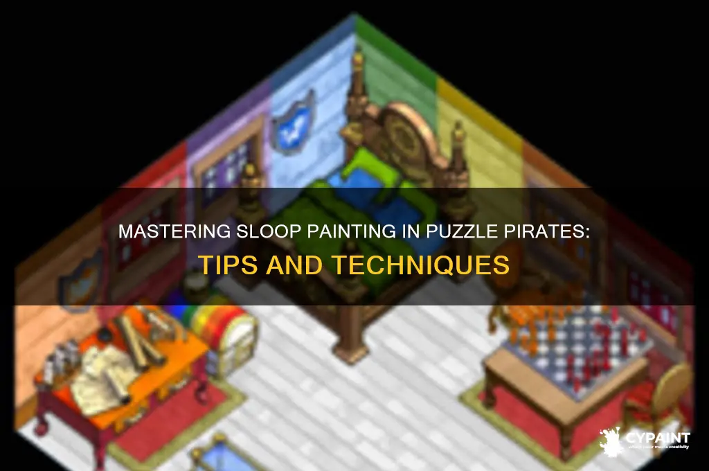 how to paint a sloop puzzle pirates