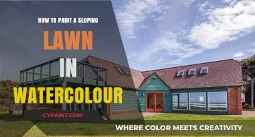 Mastering Watercolour: Techniques for Painting a Sloping Lawn