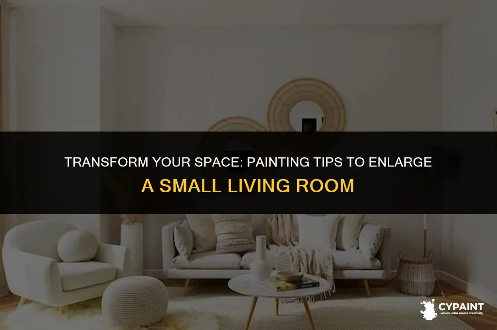 how to paint a small living room to look bigger