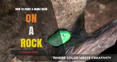 Painting Snake Heads on Rocks: A Step-by-Step Guide