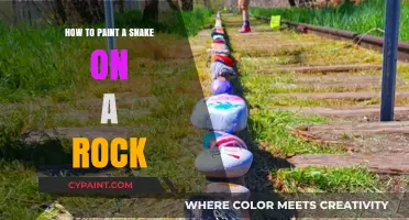 Master Rock Art: Painting a Snake on a Stone Canvas