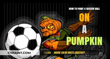 Carving Fun: Paint a Soccer Ball Pumpkin