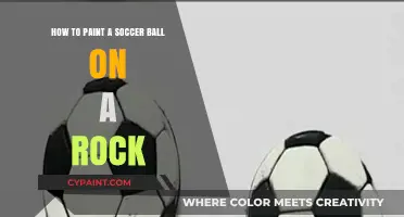 Painting a Soccer Ball on a Rock: Easy Steps