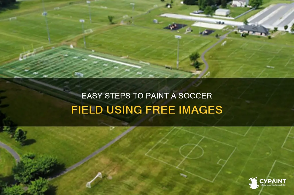 how to paint a soccer field free image