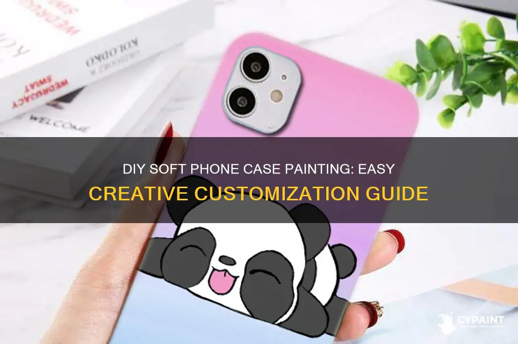 how to paint a soft phone case