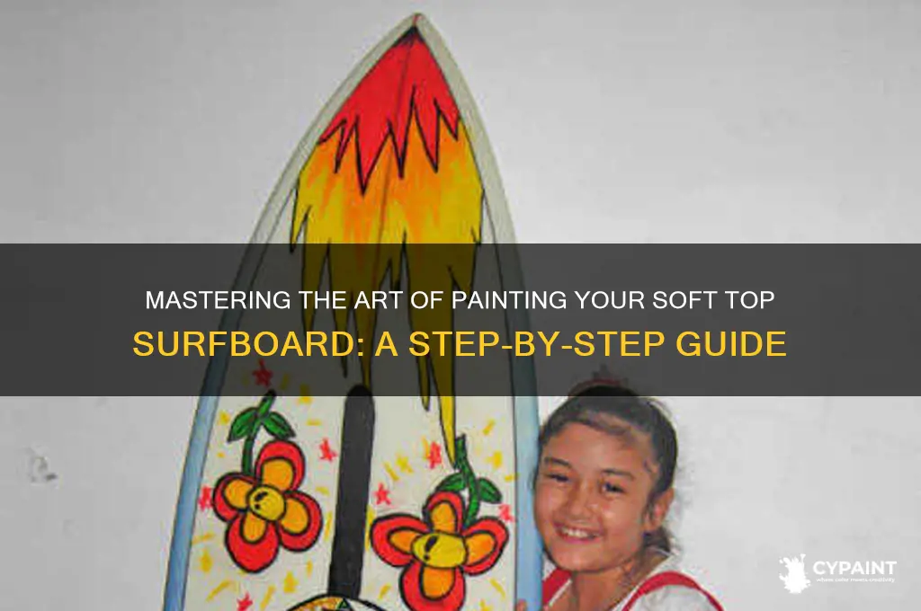 how to paint a soft top surfboard