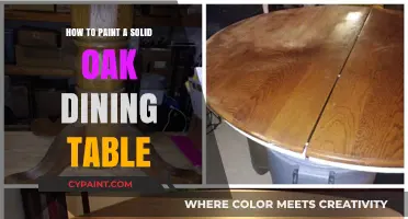 Mastering the Art of Painting Your Solid Oak Dining Table