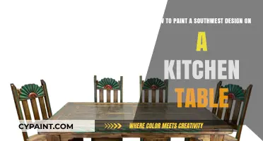 Southwest Serenity: Transforming Your Kitchen Table with Vibrant Design