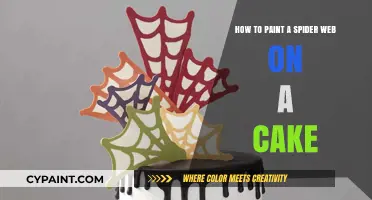 Creating Spider Web Cake Art