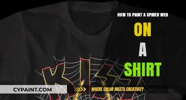 Creating Spider Web Art on T-Shirts