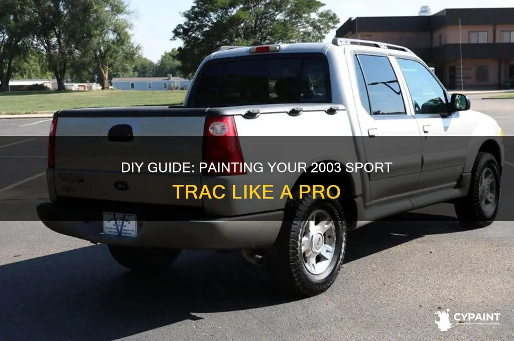 how to paint a sport trac 2003