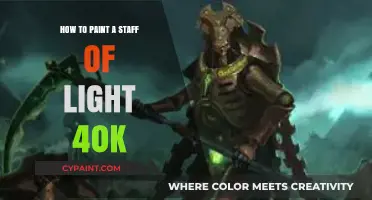 Mastering Light Effects: Painting a Staff of Light for Warhammer 40k