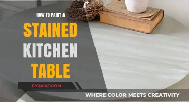 Revive Your Stained Kitchen Table: A Step-by-Step Painting Guide