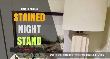 Revive Your Nightstand: Painting Over Stains for a Fresh Look