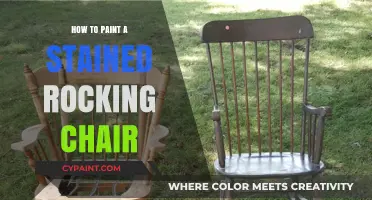 Revive Your Stained Rocking Chair: A Step-by-Step Painting Guide
