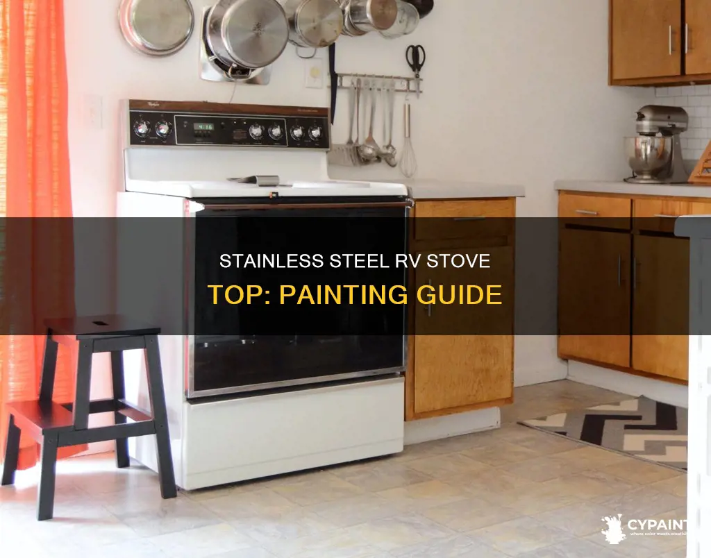 how to paint a stainless steel rv stove top