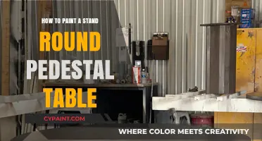 Mastering the Art of Painting a Round Pedestal Table: Step-by-Step Guide