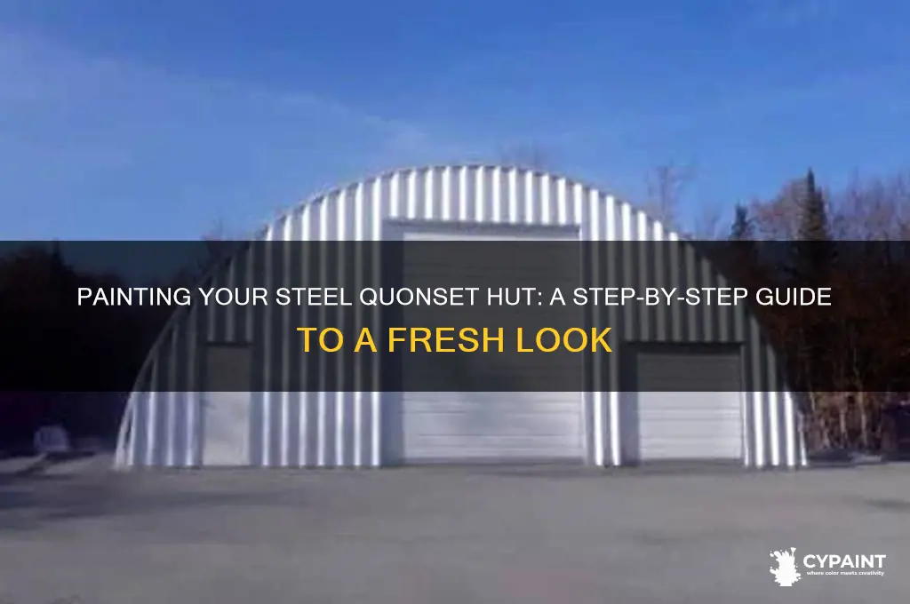 how to paint a steel quonset hut