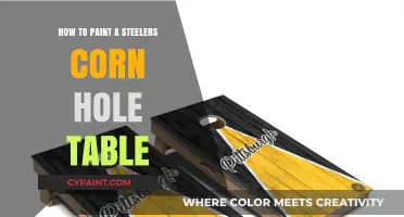 DIY Steelers Cornhole Table: Painting Tips for the Perfect Game Day