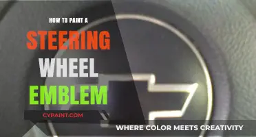 DIY Guide: Painting Your Steering Wheel Emblem for a Custom Look