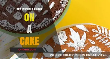 Master Stencil Painting: Easy Steps to Decorate Cakes Like a Pro
