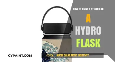 Customizing Your Hydro Flask: Painting Stickers 101