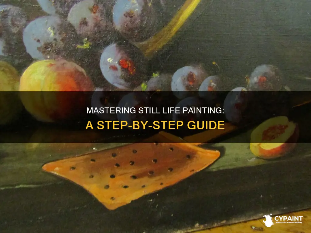 how to paint a still life step by step