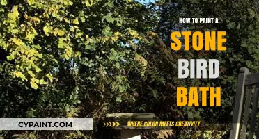 DIY Stone Bird Bath Painting: Easy Steps for a Colorful Garden Accent