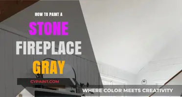 Transform Your Stone Fireplace: A Guide to Painting It Gray