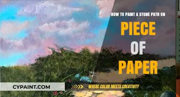 Creative Guide: Painting a Stone Path on Paper