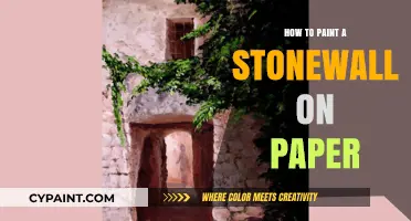 Mastering Stone Wall Art: Easy Steps to Paint on Paper