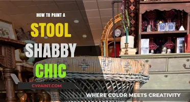 Transform Your Stool: Easy Shabby Chic Painting Guide