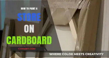 Creative Cardboard Canvas: Easy Steps to Paint Your Store Design