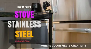 Transform Your Stove: Easy Steps to Paint Stainless Steel Finish