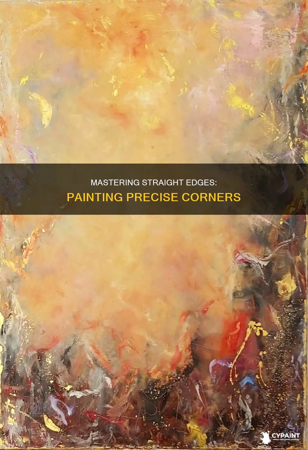 how to paint a straight edge in a corner
