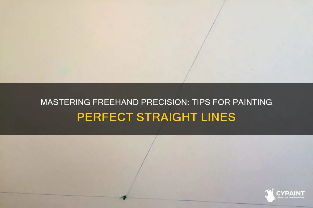 how to paint a straight line freehand