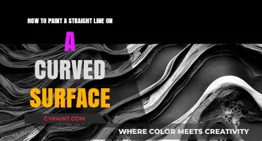 Mastering the Art: Painting Straight Lines on Curved Surfaces