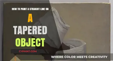 Mastering the Art of Painting Straight Lines on Tapered Surfaces
