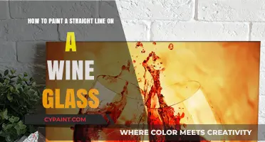 Mastering the Art: Painting Perfect Straight Lines on Wine Glasses